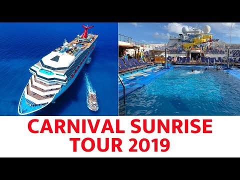 Carnival Sunrise Ship Tour (2019)