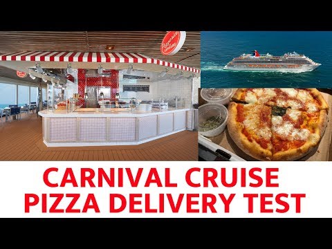 Carnival Cruise Line Pizza Delivery Review (2019)