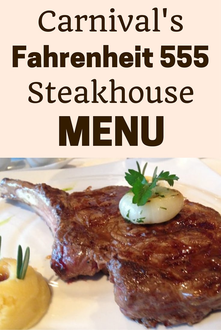 #Fahrenheit555 #steak #steakhouse #restaurant #food #carnival #cruise #travel 