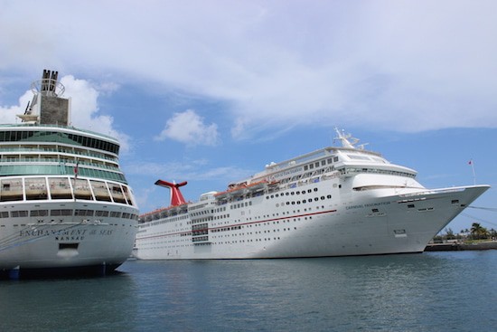 Heading back aboard Carnival Fascination.