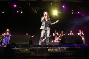 Martina McBride performing during Carnival LIVE. 