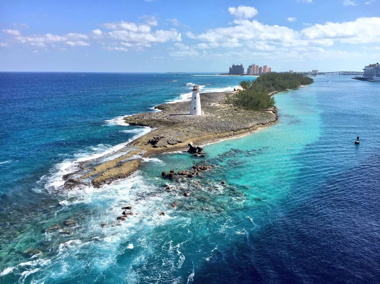 paradise island from cruise port