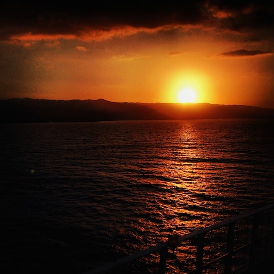 Ocho Rios, Jamaica sunset. 