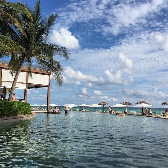 Infinity pool at Grand Lucayan Resort. 