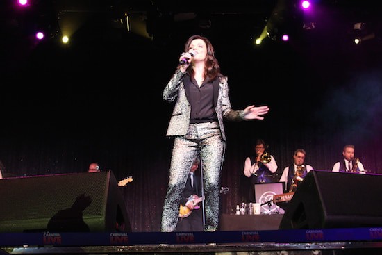 Martina McBride performing apart of Carnival LIVE concert series.