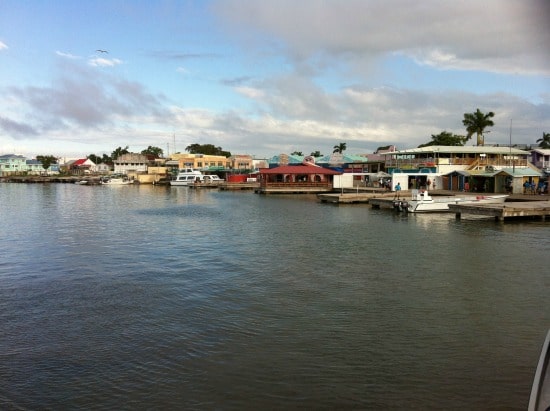 Heading to cave tube in the Western Caribbean.