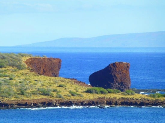 Puu Pehe, also called Sweetheart Rock