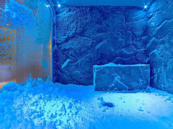 The “snow grotto” at sea.