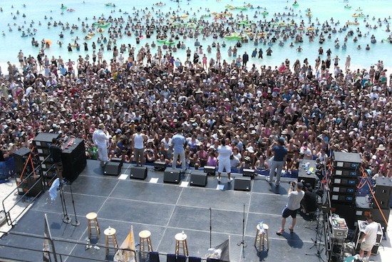 NKOTB on Half Moon Cay. Photo: Carnival 