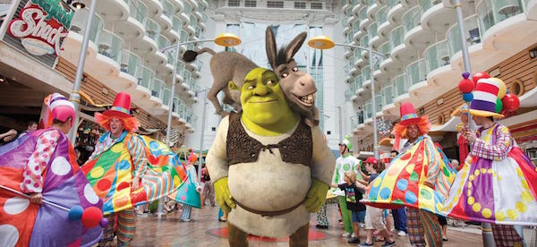 Shrek Dreamworks Royal Caribbean