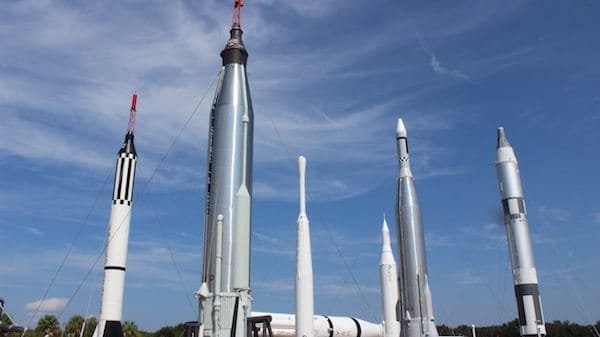 kennedy space center rocket garden