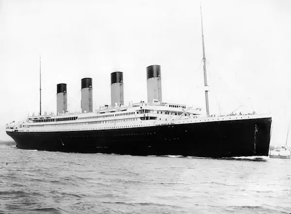 The Titanic cruise ship