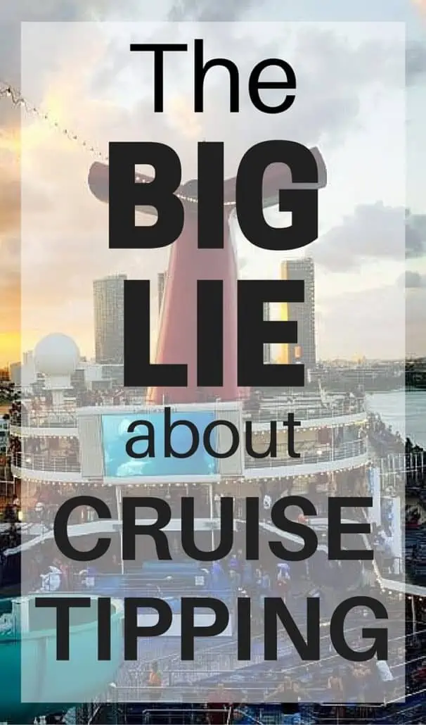 The BIG LIE about Cruise Tipping #cruise #tipping #gratuities #travel #cruising #vacation