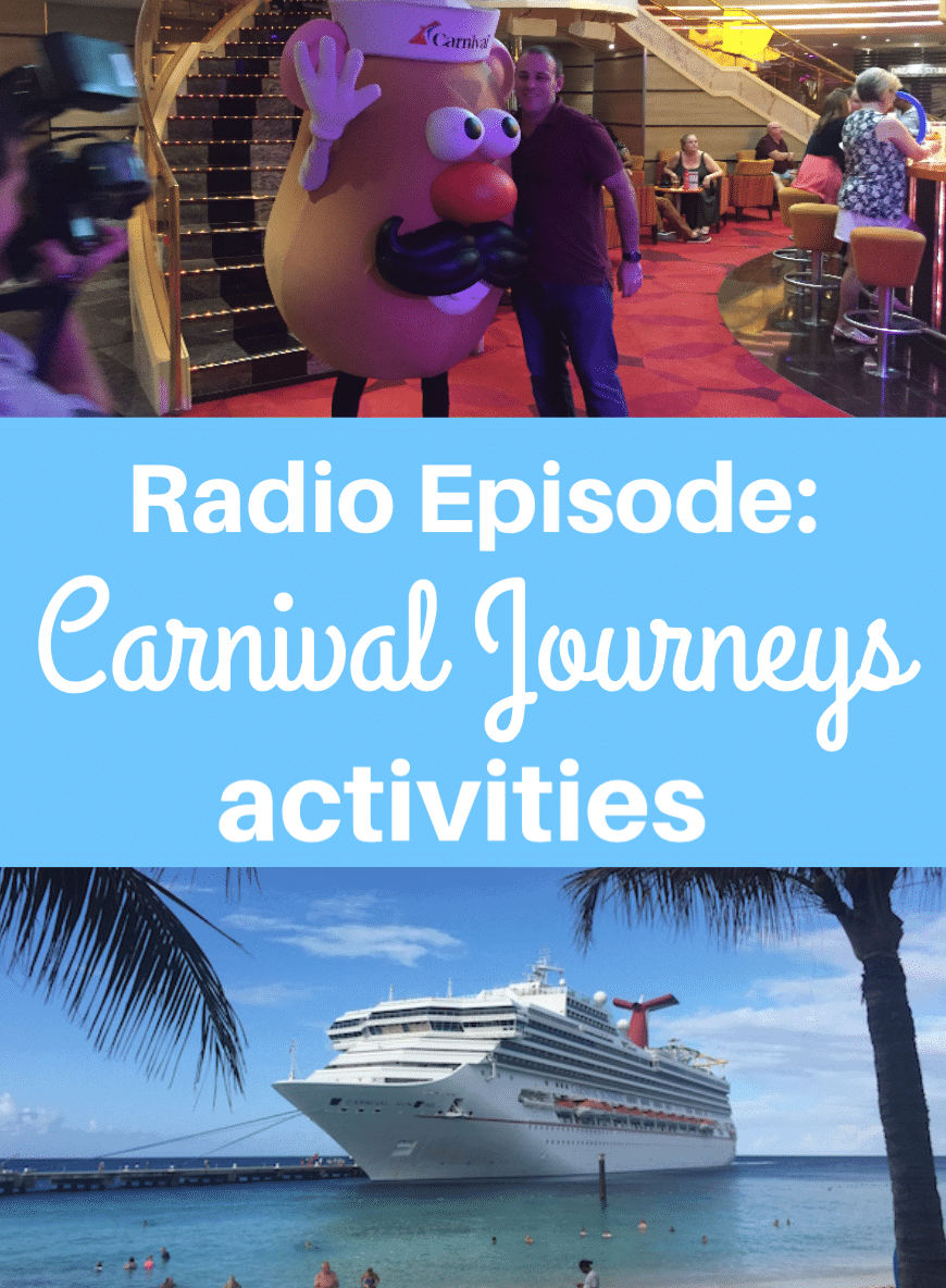 Radio Episode: Carnival Journeys cruise activities #carnivaljourneys #carnival #cruise #travel #carnivalcruise #familytravel #cruiseship #carnivalsunshine #cruising