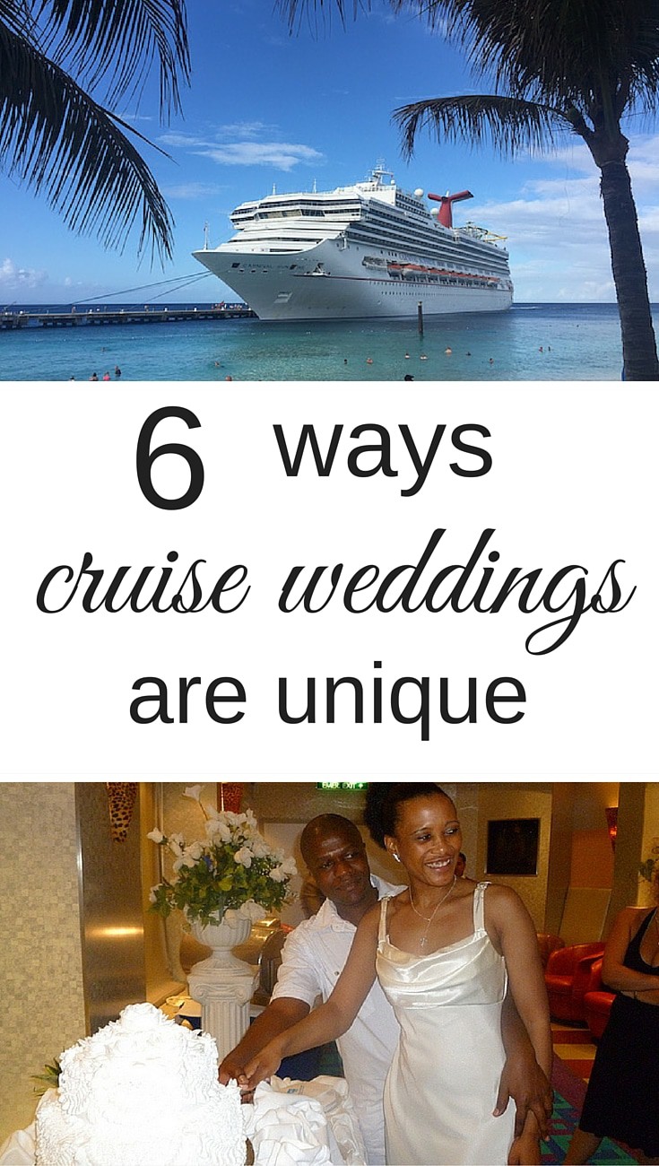 6 ways cruise weddings are UNIQUE! #wedding #weddingatsea #cruising #cruise #cruiseship #cruisewedding #travel #vacation 