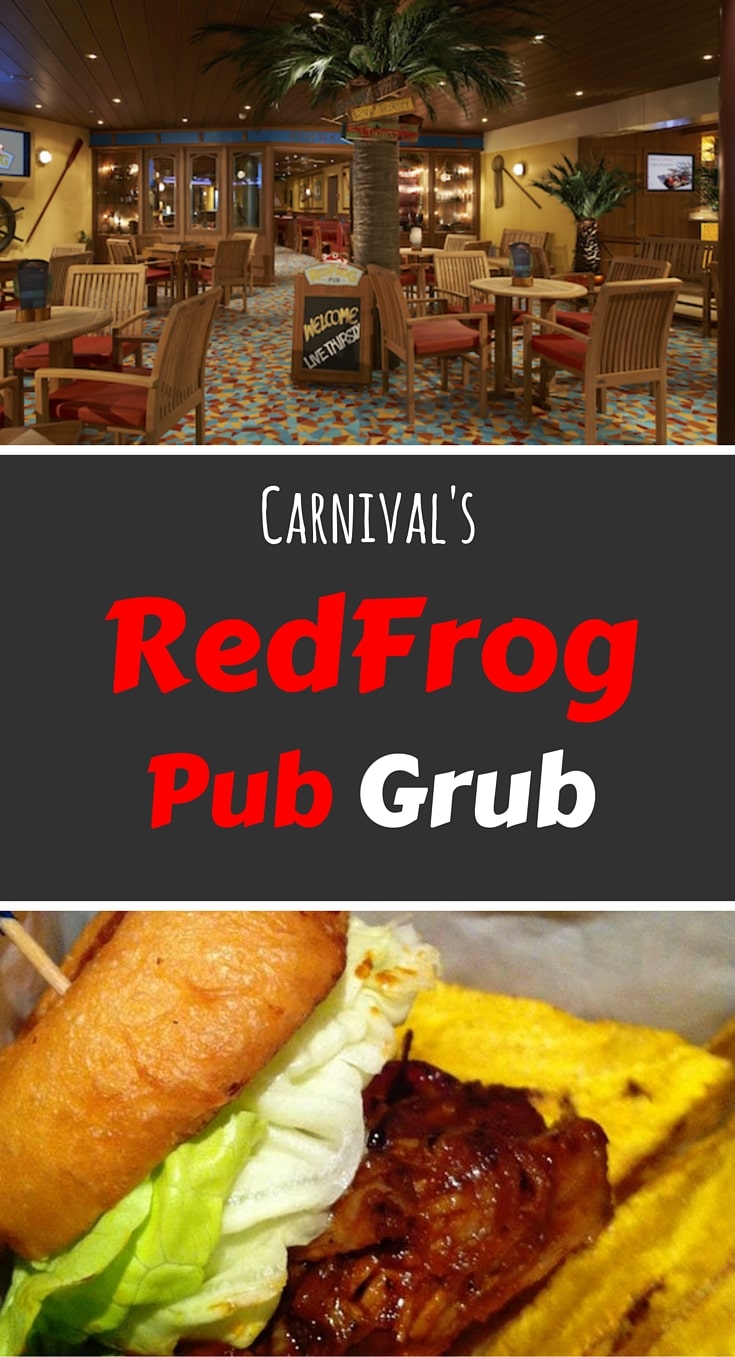 Carnival's RedFrog Pub Grub #Carnival #CarnivalCruise #RedFrog #RedFrogPub #RedFrogRum #pub #cruise #vacation #travel #beer #cruiseship 