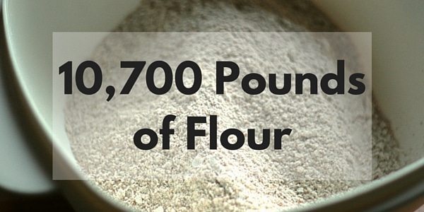 10,700 Pounds of Flour