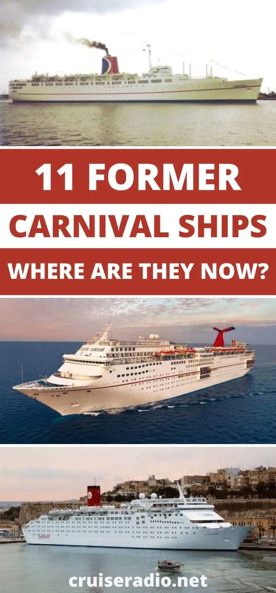 Former Carnival Cruise Ships and What Happened to Them