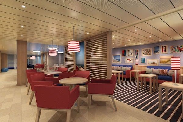 Family Harbor Lounge - rendering: Carnival Cruise Line