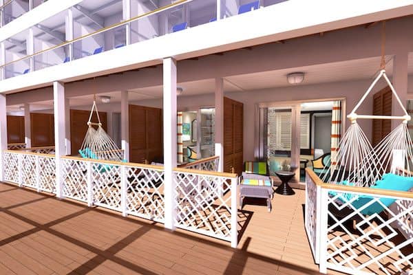 Havana Cabana Balcony - rendering: Carnival Cruise Line