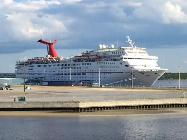 Carnival Elation docked at JAXPORT on Saturday.