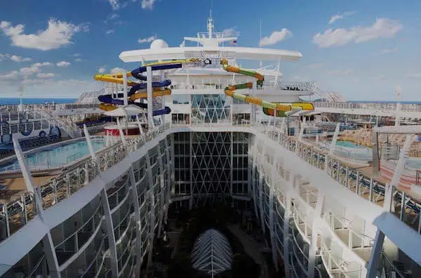 water slide harmony of the seas