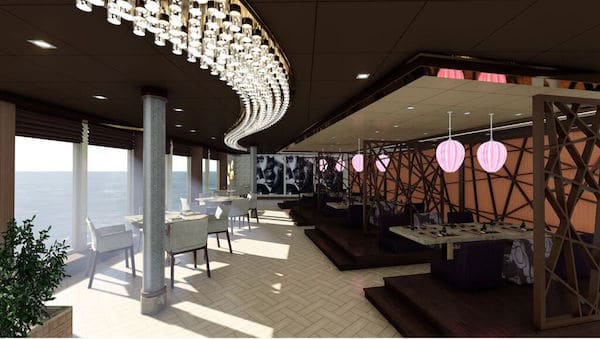 Asian restaurant - rendering: MSC Cruises