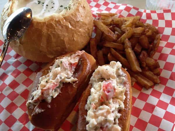 lobster rolls from seafood shack