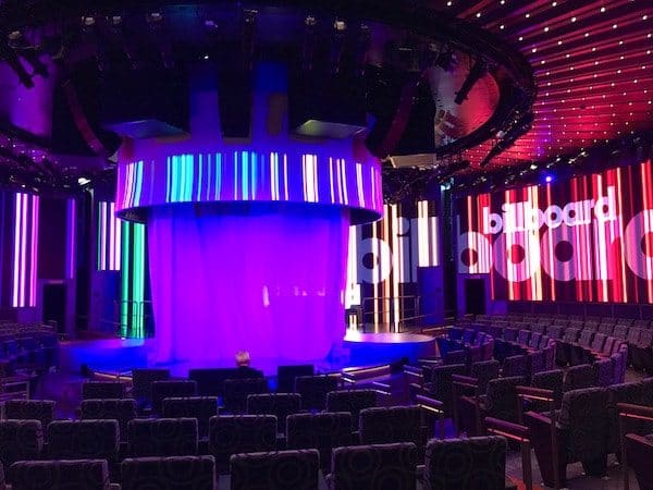 World Stage lit up