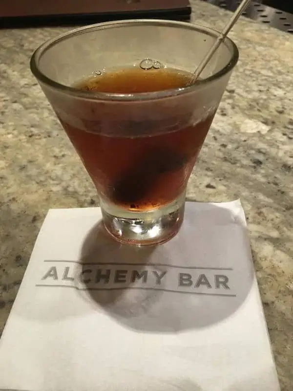 Caribbean Manhattan Alchemy Bar