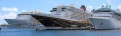 multiple ships in nassau bahamas