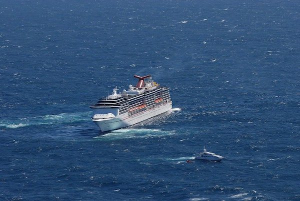 Carnival Ship Rescues Sinking Yacht Photos