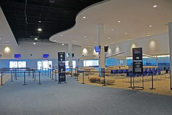 Cruise Terminal 1 Embarkation Area - photo: Port Canaveral