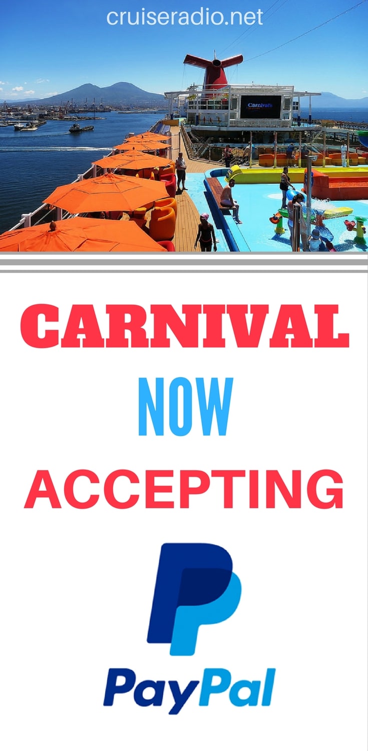 paypal credit carnival cruise