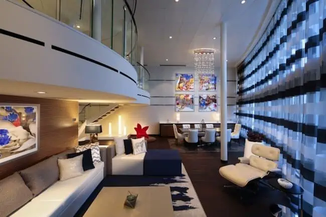 A royal loft suite on Anthem of the Seas