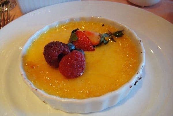 Creme Brûlée carnival cruise line