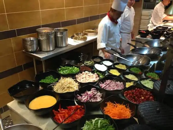 Carnival Vista Mongolian Wok