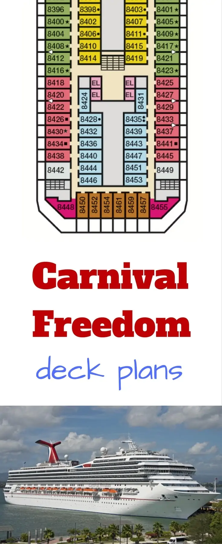 Carnival Freedom Deck Plans