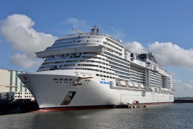 MSC Meraviglia will be christened in Le Havre