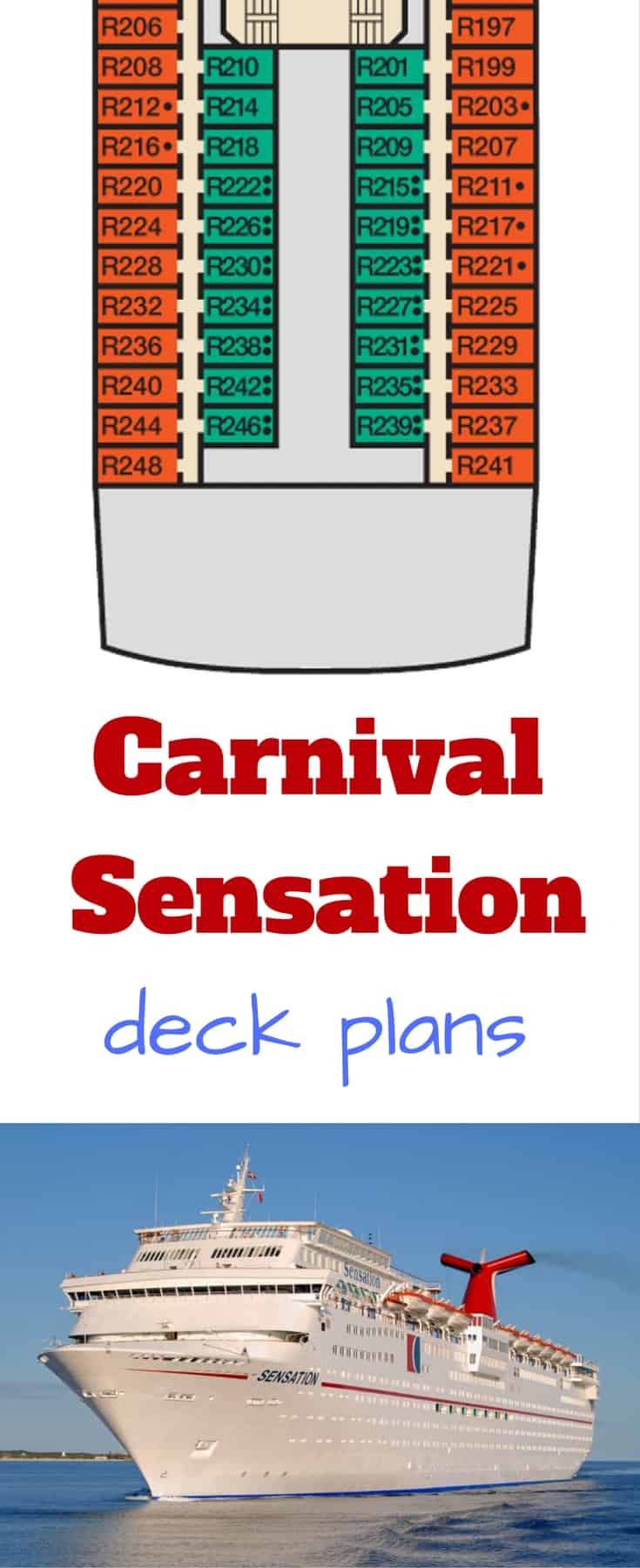 Carnival Paradise, Deck Plans, Activities & Sailings