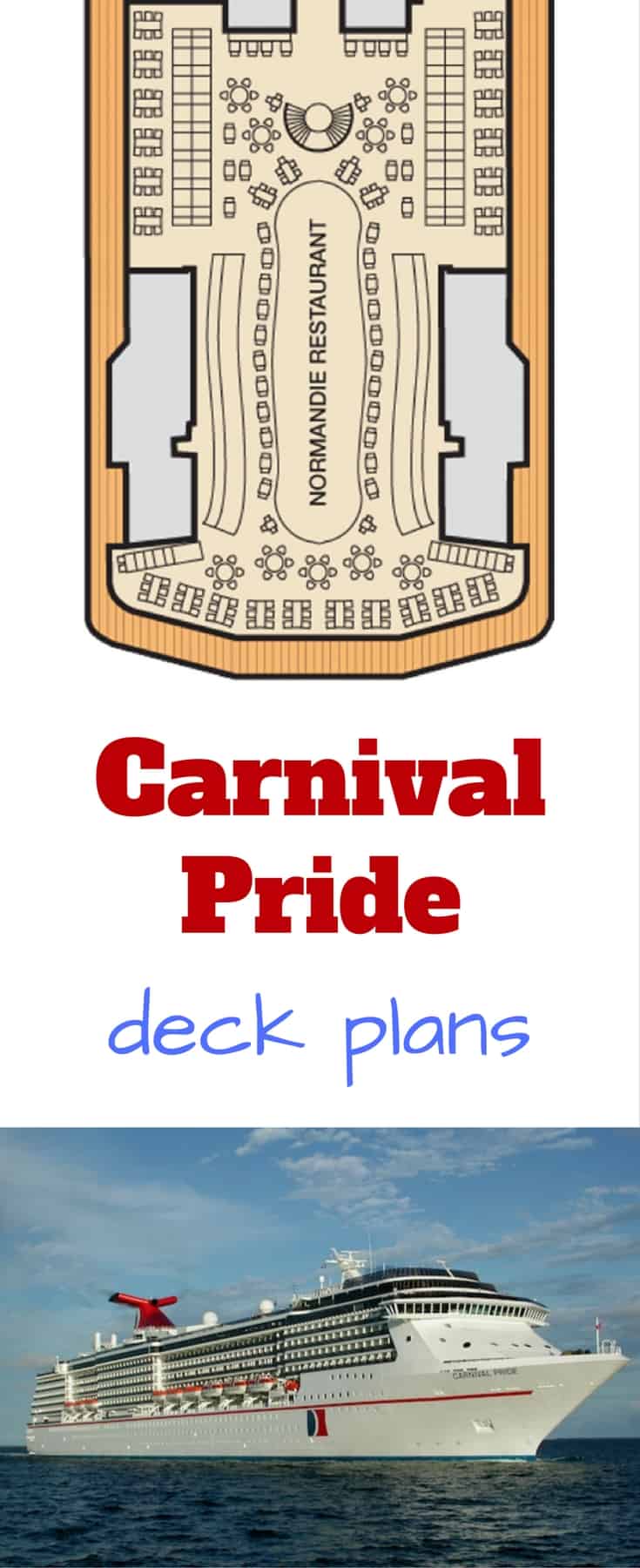 Carnival Pride, Deck Plans, Activities & Sailings