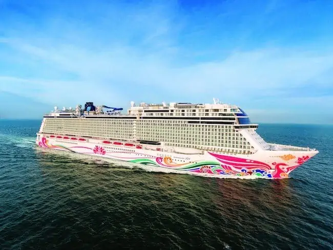 norwegian joy aerial exterior