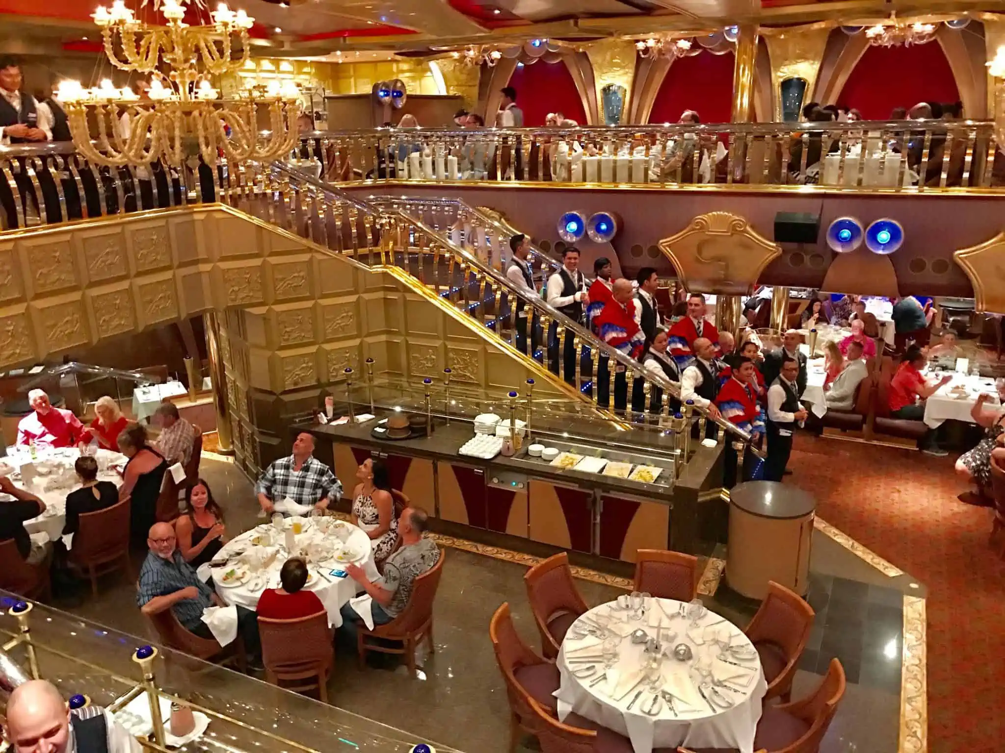 carnival cruise line dining options