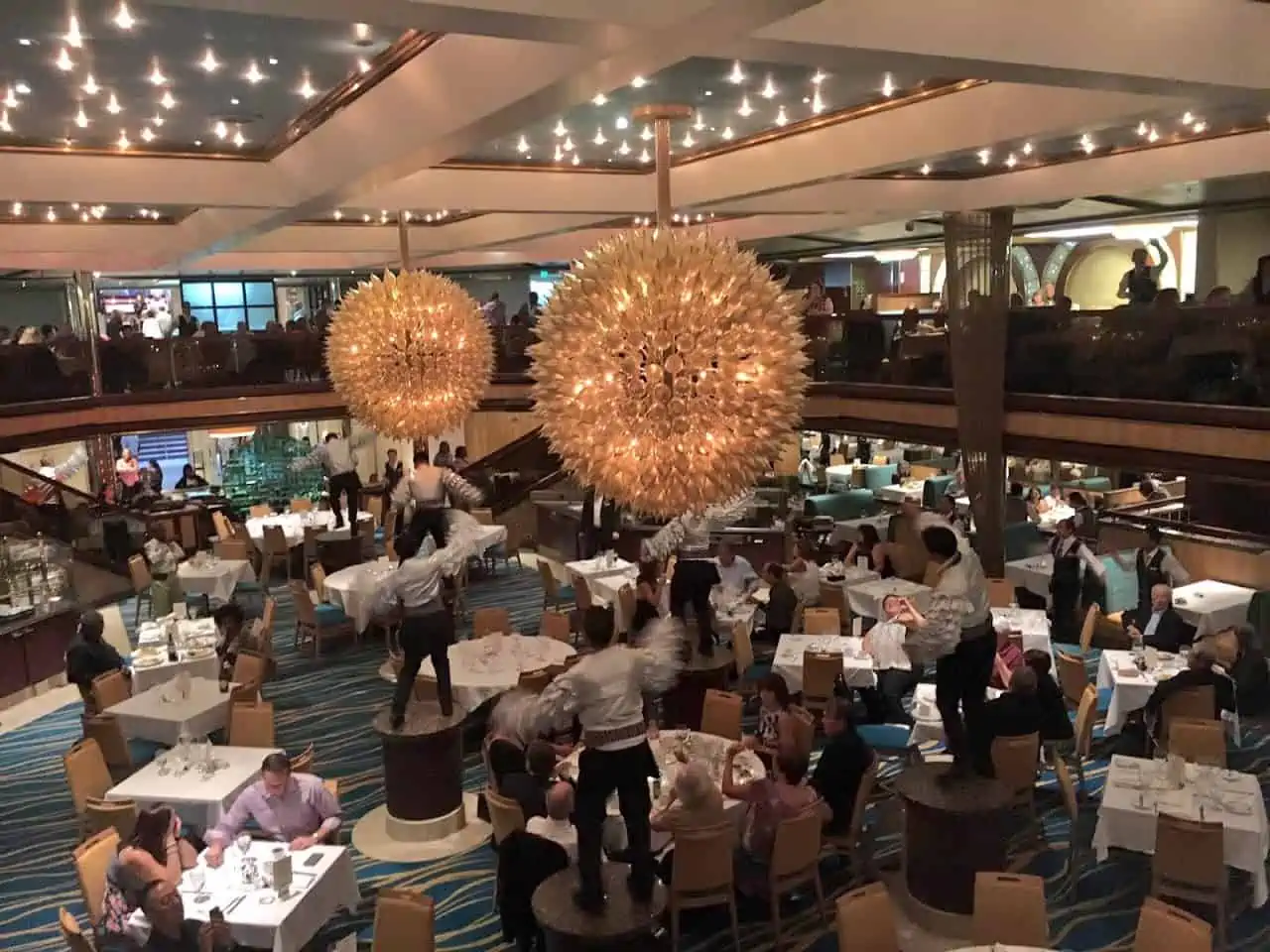 carnival cruise dining room seating