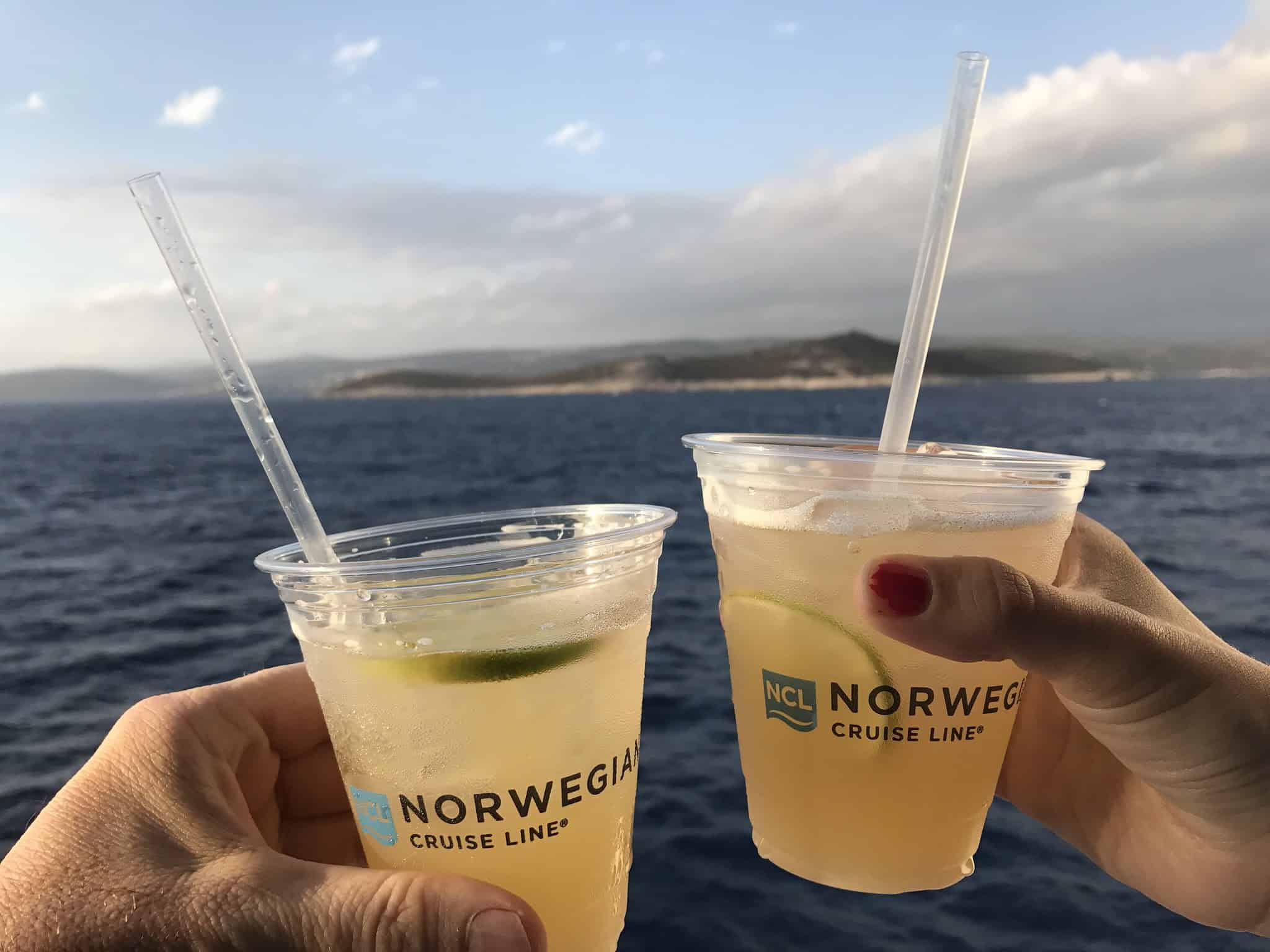 Norwegian Cruise Line refreshments