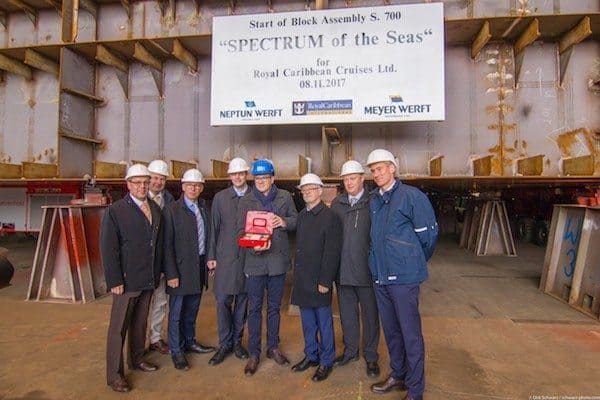 spectrum of the seas keel laying