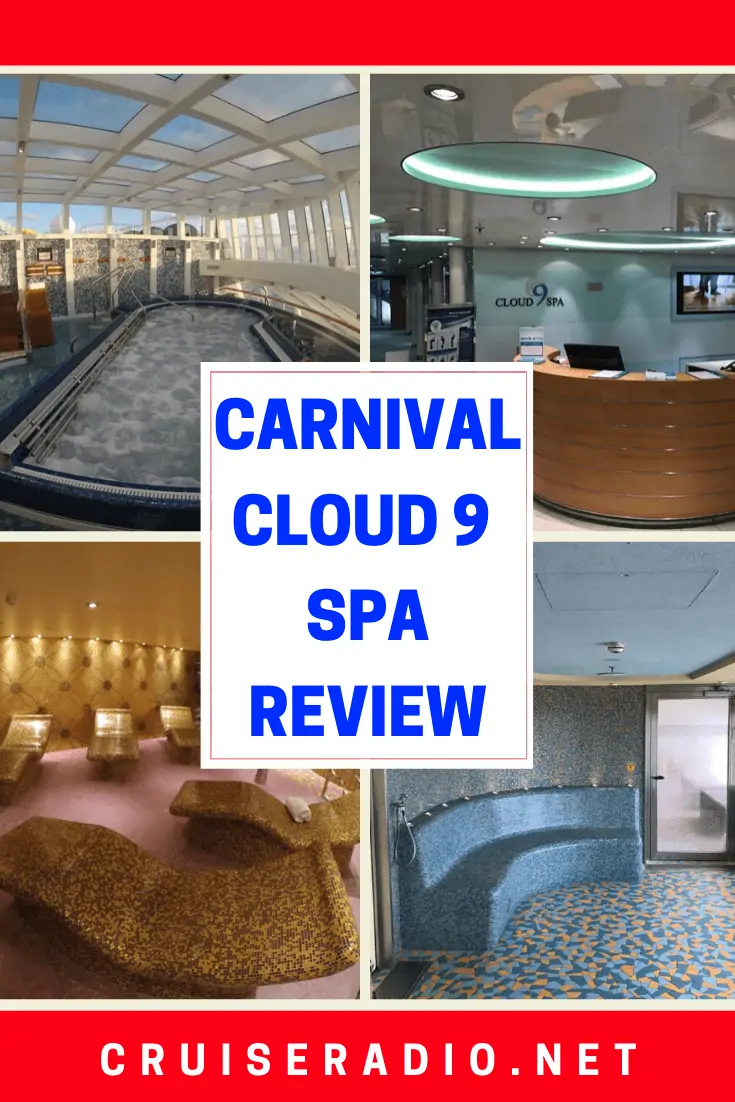 Carnival Cloud 9 spa review