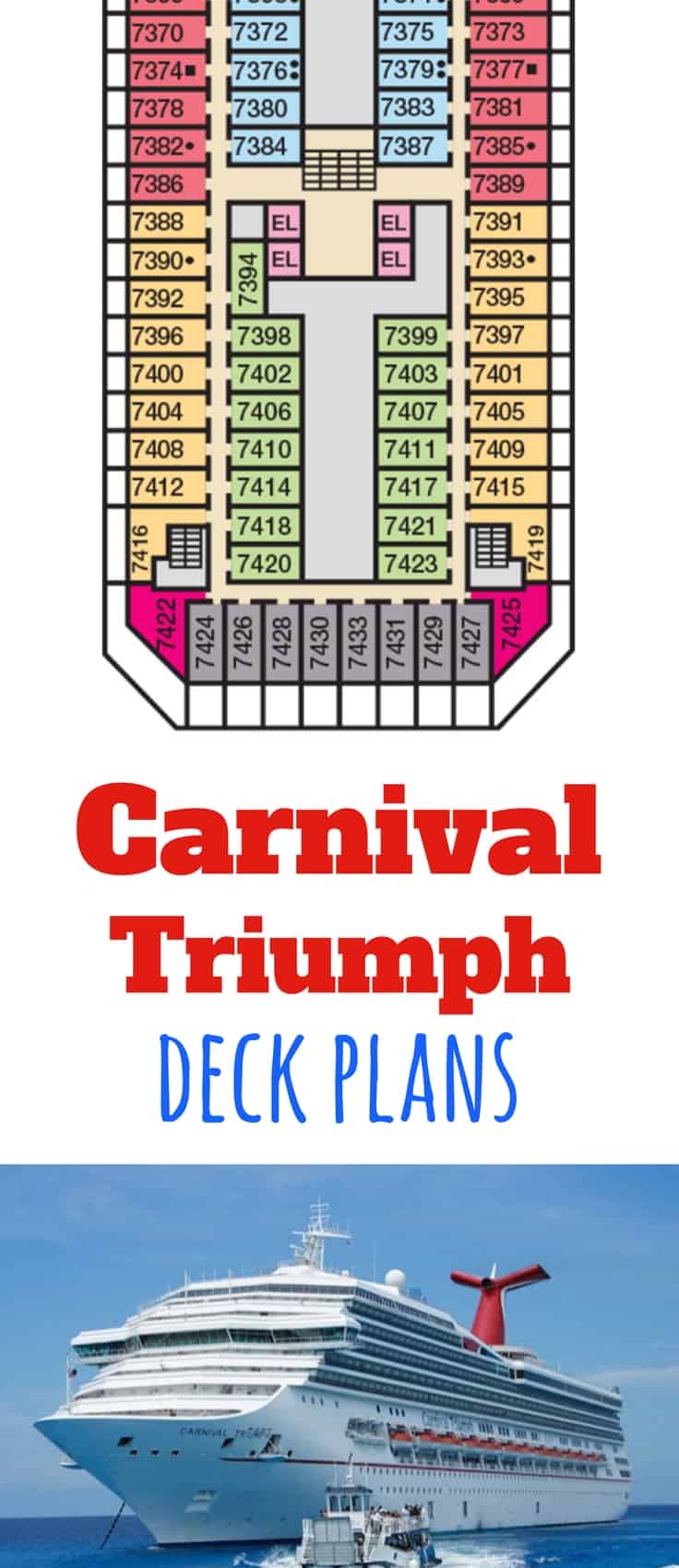 Carnival Triumph Deck Plans