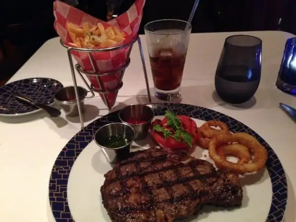 delicious ribeye steak