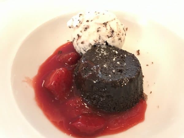 chocolate lava cake norwegian cruise dessert